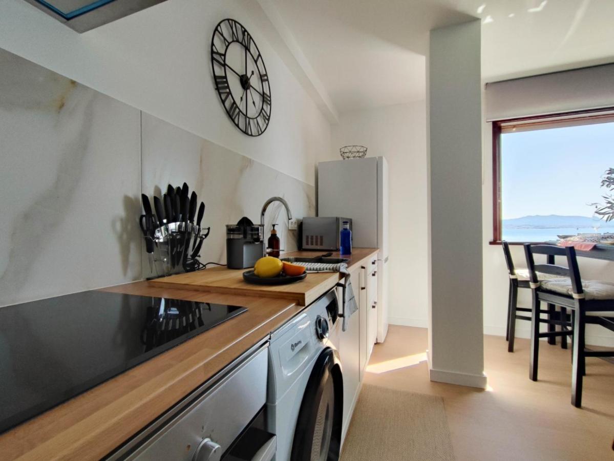 Apartament Mirador Do Mar, Encima De La Playa Moaña Zewnętrze zdjęcie