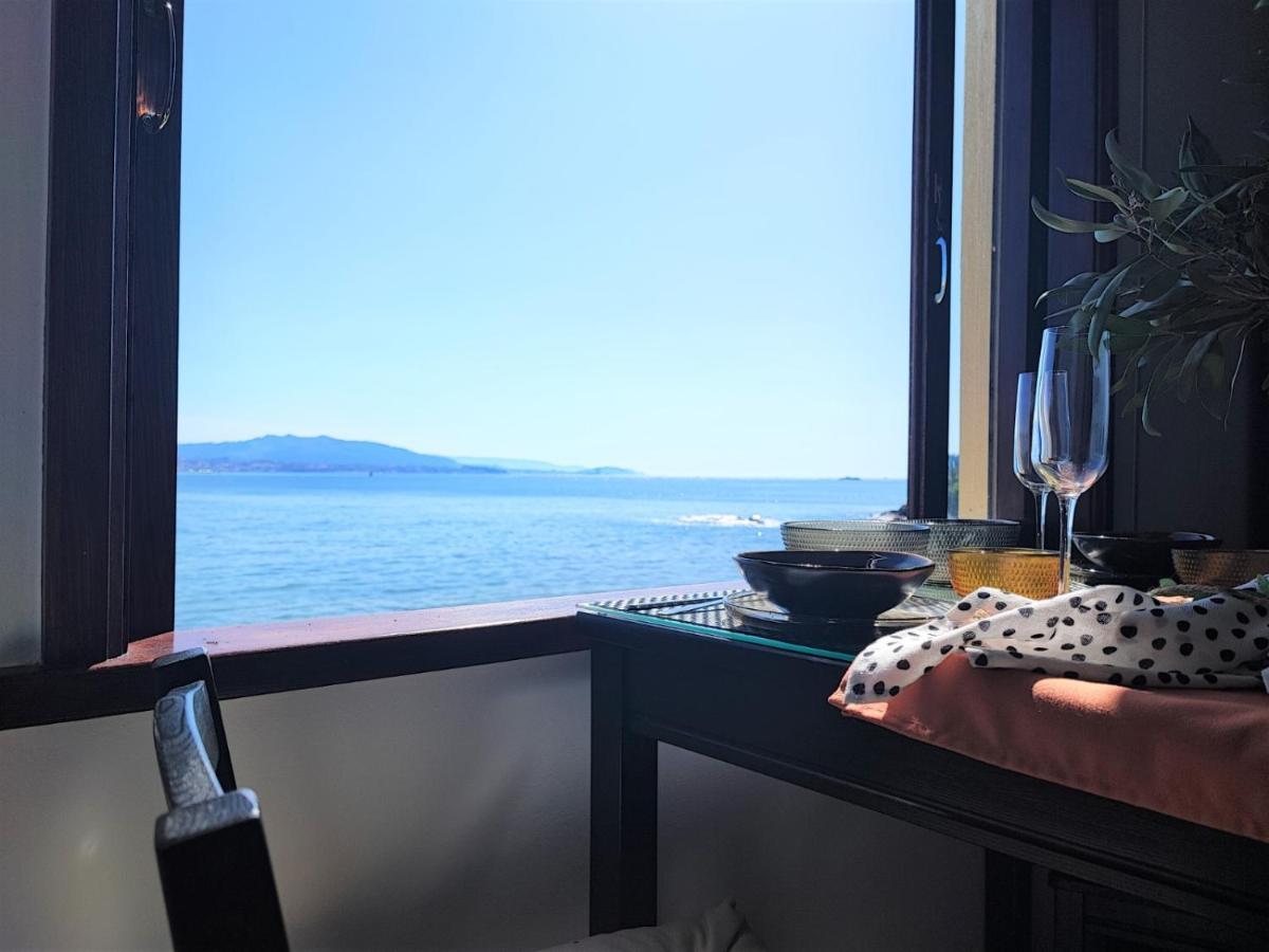 Apartament Mirador Do Mar, Encima De La Playa Moaña Zewnętrze zdjęcie