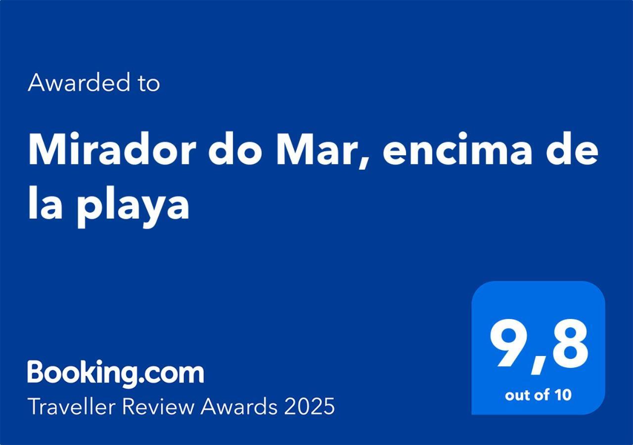 Apartament Mirador Do Mar, Encima De La Playa Moaña Zewnętrze zdjęcie